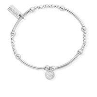 chlobo iconic silver mini heart bracelet