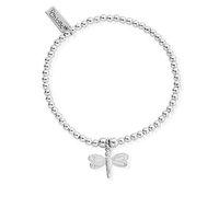 Chlobo Silver Cute Charm Dragonfly Bracelet