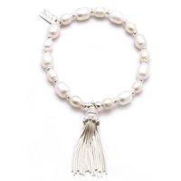 Chlobo Medium and Large Pearl Mini Tassel Bracelet