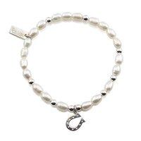 Chlobo Cute Pearl Horseshoe Bracelet