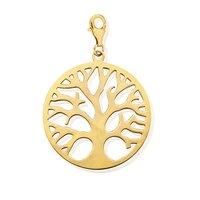 chlobo gold plated tree of life pendant