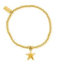 Chlobo Gold Plated Cute Starfish Charm