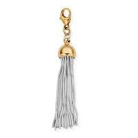 Chlobo Starry Eyes Gold Plated And Silver Tassel Pendant