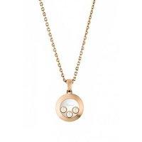 chopard ladies happy curves rose gold pendant