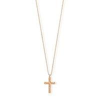 chlobo gypsy dreamer rose gold cross necklace