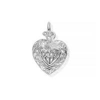 ChloBo Silver Medium Filigree Heart Pendant