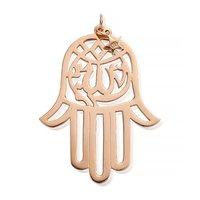 chlobo rose gold plated large hamsa pendant