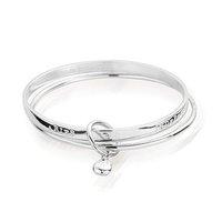 Chlobo Silver Aries Zodiac Bangle