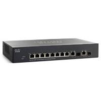Cisco SG300-10PP 10 Port Fast Ethernet PoE+ Managed Switch