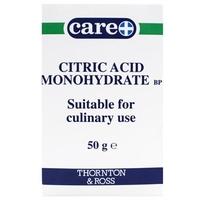 citric acid monohydrate bp care