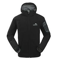 Cikrilan Cycling Jacket Men\'s Bike Softshell Jacket Winter Jacket Hoodie Tracksuit TopsBreathable Thermal / Warm Waterproof Zipper Front