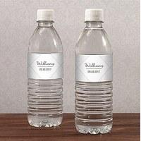 city style water bottle label