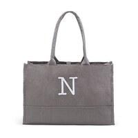 City Tote / Solid Box Tote - Gray