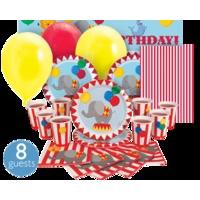 circus time 1st birthday ultimate party kit 8 guests