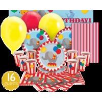 Circus Time! 1st Birthday Ultimate Party Kit 16 Guests