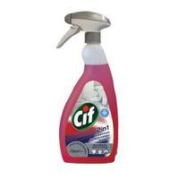 cif 750ml professional washroom 2 in 1 cleaner 7517907