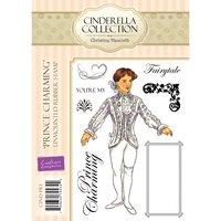 Cinderella A6 Unmounted Rubber Stamp Set - Prince Charming Stamp