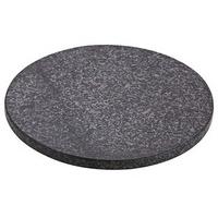 Circular Granite Chopping Board, Black, Granite