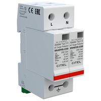 citel ds42vgs 230 ac surge protector type 2 3 230400v 2 pole remo