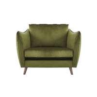 City Loft Fabric Snuggler Armchair