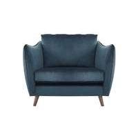 City Loft Fabric Snuggler Armchair