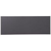 City Chic Anthracite Ceramic Wall Tile Pack of 17 (L)400mm (W)150mm