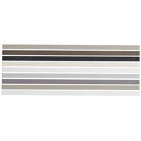 city chic neutral mix ceramic border tile l400mm w150mm