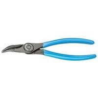 Circlip pliers for internal retaining rings, angled 45 degrees