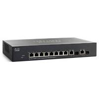 Cisco SG300-10MPP 10 Port Gigabit Max PoE+ Desktop Switch