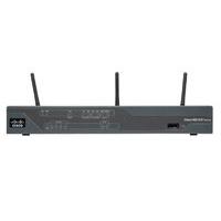 Cisco 881W Integrated Services Router 4-Port Switch - 802.11b/g/n 2.4GHz