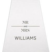 City Style Personalised Aisle Runner