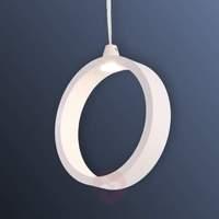 circular led hanging lamp white circle