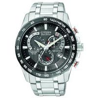 citizen eco drive perpetual calendar mens chronograph bracelet watch