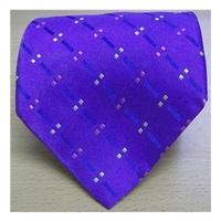 Ciro Citterio Purple Patterned Silk Tie
