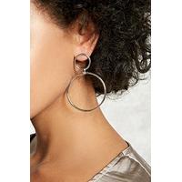 circle drop earrings