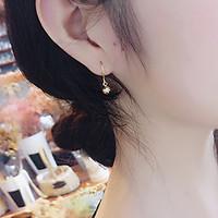 Circle Stud Earrings Jewelry Fashion Daily Alloy Ball 1 pair Gold Silver