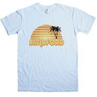 city sunset bradford t shirt