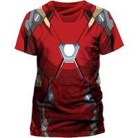 Civil War - Iron Man Costume Unisex XX-Large T-Shirt - Red