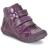 citrouille et compagnie falie girlss childrens mid boots in purple