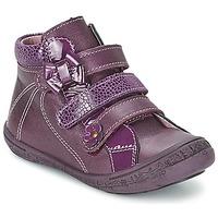 citrouille et compagnie falie girlss childrens mid boots in purple