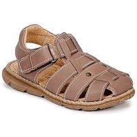 citrouille et compagnie pralin boyss childrens sandals in brown