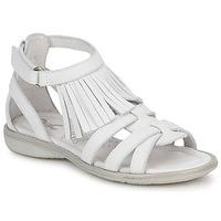 citrouille et compagnie ravipe girlss childrens sandals in white