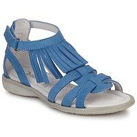 citrouille et compagnie ravipe girlss childrens sandals in blue