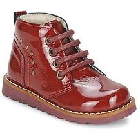 Citrouille et Compagnie ZANZIB girls\'s Children\'s Mid Boots in red