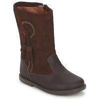 Citrouille et Compagnie LEVUNE girls\'s Children\'s High Boots in brown
