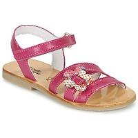 citrouille et compagnie choupinette girlss childrens sandals in pink