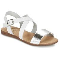 citrouille et compagnie pequeguapo girlss childrens sandals in white