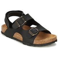 citrouille et compagnie baldode boyss childrens sandals in black