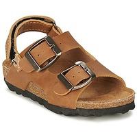 citrouille et compagnie baldode boyss childrens sandals in brown