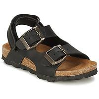 citrouille et compagnie baldode boyss childrens sandals in black